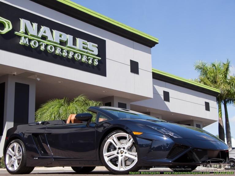 Used 2013 Lamborghini Gallardo LP 560-4 Spyder for sale Sold at Naples Motorsports Inc - Morgan of Naples in Naples FL 34104 1