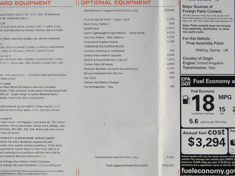 Used 2012 McLaren MP4-12C for sale Sold at Naples Motorsports Inc - Morgan of Naples in Naples FL 34104 5