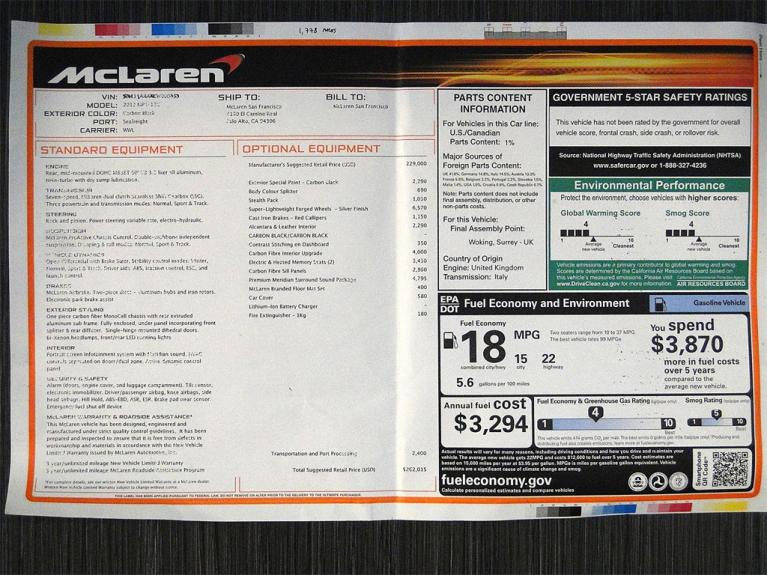 Used 2012 McLaren MP4-12C for sale Sold at Naples Motorsports Inc - Morgan of Naples in Naples FL 34104 6