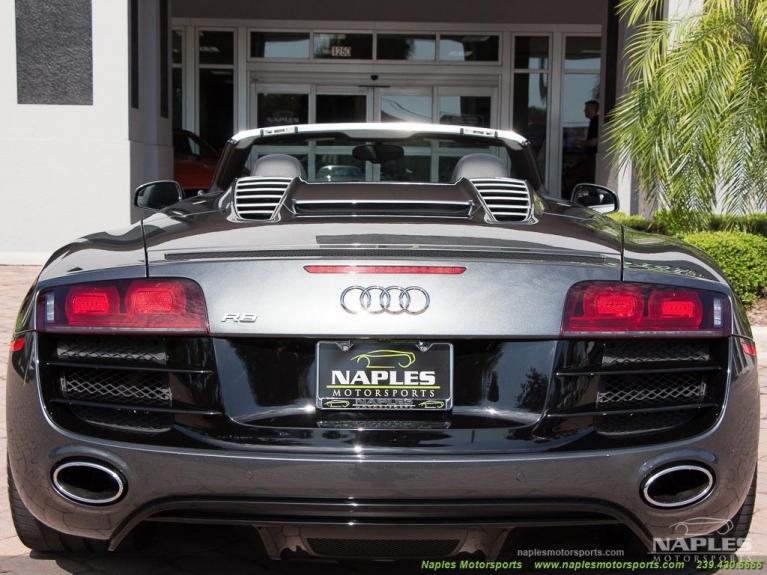 Used 2012 Audi R8 5.2 quattro Spyder for sale Sold at Naples Motorsports Inc - Morgan of Naples in Naples FL 34104 4