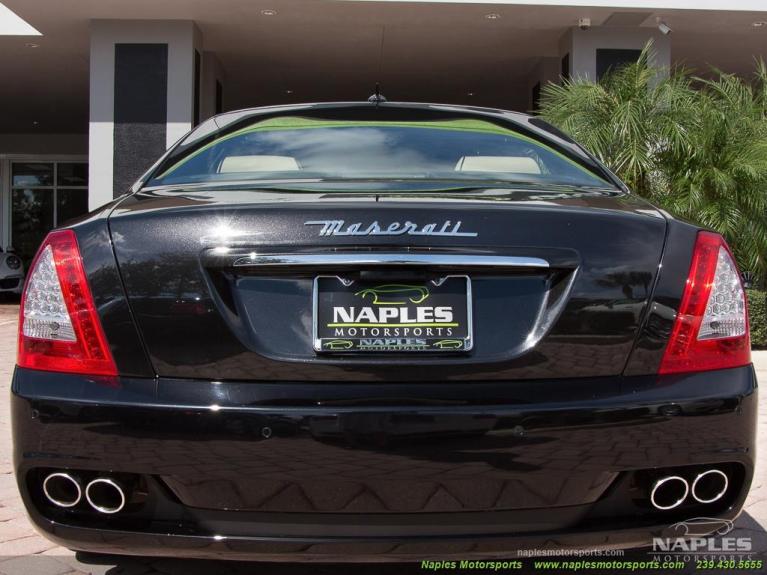 Used 2010 Maserati Quattroporte for sale Sold at Naples Motorsports Inc - Morgan of Naples in Naples FL 34104 4