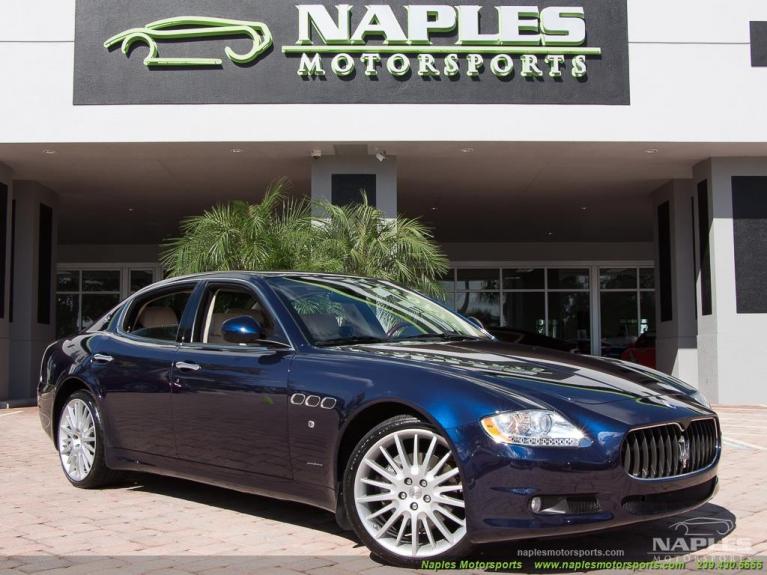 Used 2010 Maserati Quattroporte for sale Sold at Naples Motorsports Inc - Morgan of Naples in Naples FL 34104 1