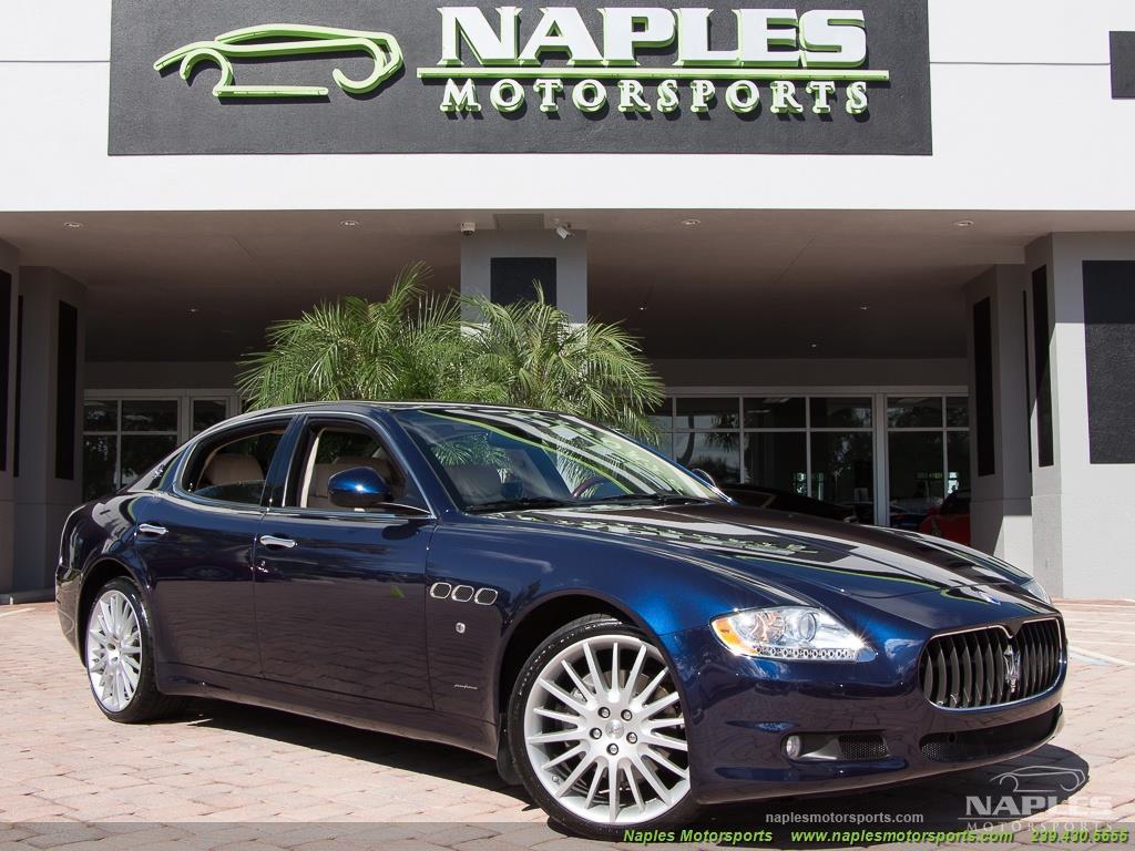 Used 2010 Maserati Quattroporte for sale Sold at Naples Motorsports Inc - Morgan of Naples in Naples FL 34104 1