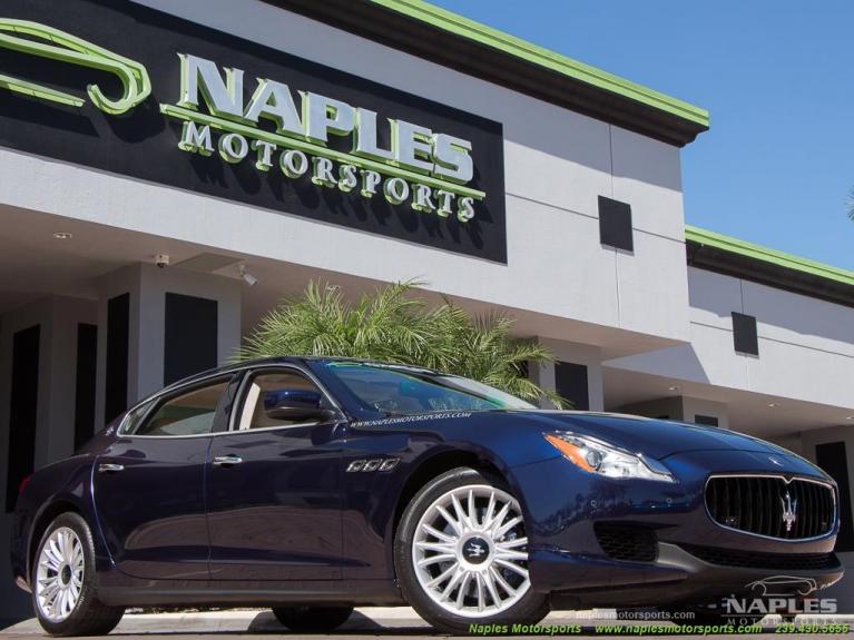 Used 2014 Maserati Quattroporte S Q4 for sale Sold at Naples Motorsports Inc - Morgan of Naples in Naples FL 34104 1