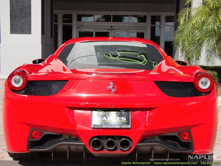 Used 2012 Ferrari 458 for sale Sold at Naples Motorsports Inc - Morgan of Naples in Naples FL 34104 4
