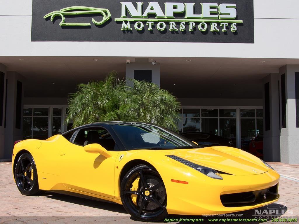 Used 2012 Ferrari 458 for sale Sold at Naples Motorsports Inc - Morgan of Naples in Naples FL 34104 1