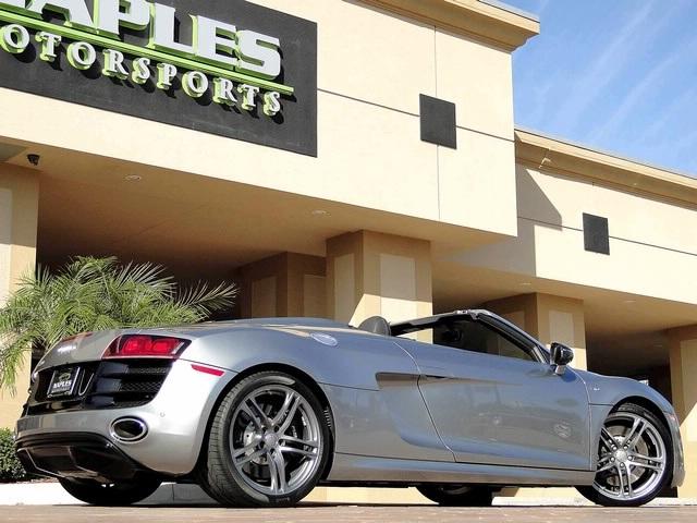 Used 2011 Audi R8 5.2 quattro Spyder for sale Sold at Naples Motorsports Inc - Morgan of Naples in Naples FL 34104 4