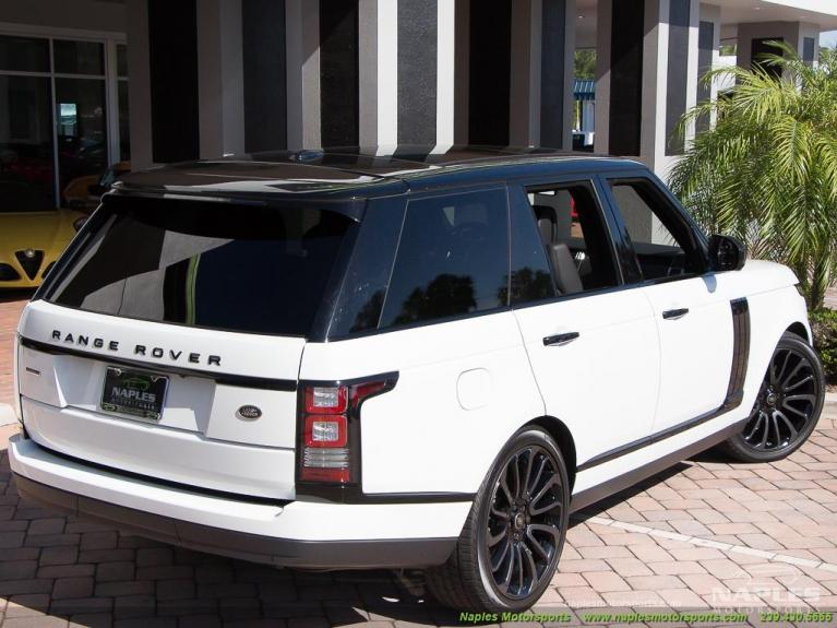 Used 2015 Land Rover Range Rover Supercharged for sale Sold at Naples Motorsports Inc - Morgan of Naples in Naples FL 34104 4