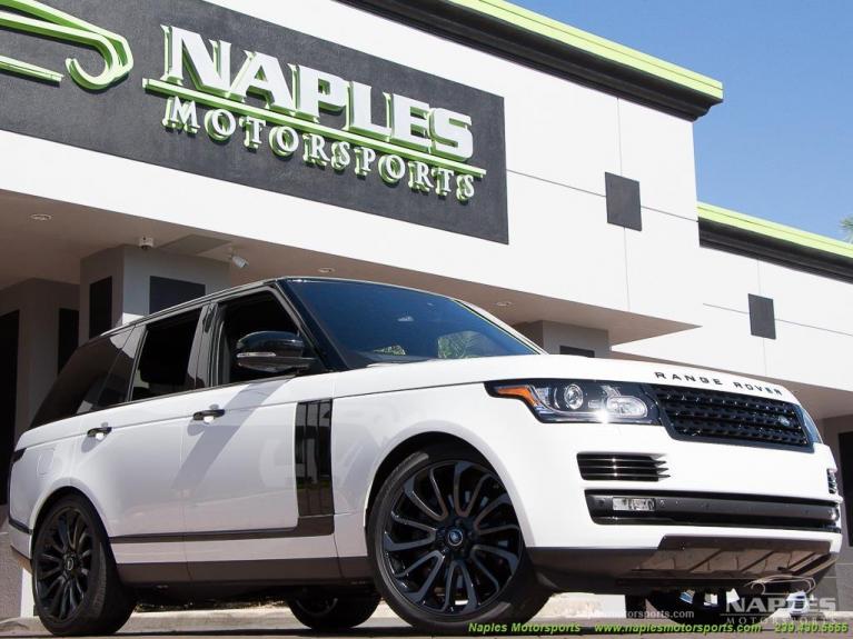 Used 2015 Land Rover Range Rover Supercharged for sale Sold at Naples Motorsports Inc - Morgan of Naples in Naples FL 34104 1