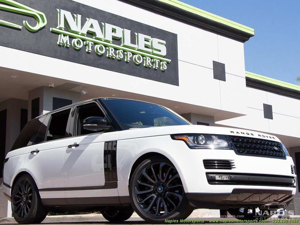 Used 2015 Land Rover Range Rover Supercharged for sale Sold at Naples Motorsports Inc - Morgan of Naples in Naples FL 34104 1