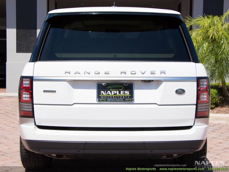 Used 2016 Land Rover Range Rover Supercharged LWB for sale Sold at Naples Motorsports Inc - Morgan of Naples in Naples FL 34104 4