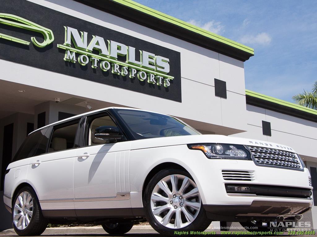 Used 2016 Land Rover Range Rover Supercharged LWB for sale Sold at Naples Motorsports Inc - Morgan of Naples in Naples FL 34104 1