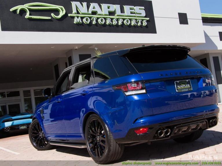 Used 2016 Land Rover Range Rover Sport SVR for sale Sold at Naples Motorsports Inc - Morgan of Naples in Naples FL 34104 4