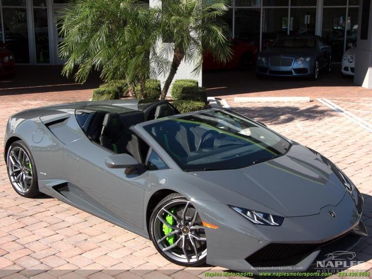 Used 2016 Lamborghini Huracan LP 610-4 Spyder for sale Sold at Naples Motorsports Inc - Morgan of Naples in Naples FL 34104 6