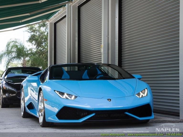 Used 2016 Lamborghini Huracan LP 610-4 Spyder for sale Sold at Naples Motorsports Inc - Morgan of Naples in Naples FL 34104 5