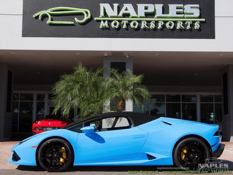 Used 2016 Lamborghini Huracan LP 610-4 Spyder for sale Sold at Naples Motorsports Inc - Morgan of Naples in Naples FL 34104 4