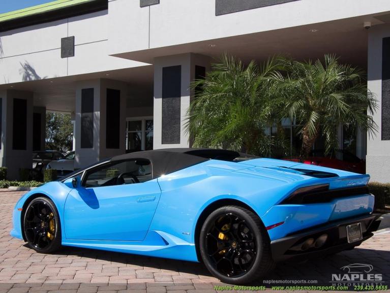 Used 2016 Lamborghini Huracan LP 610-4 Spyder for sale Sold at Naples Motorsports Inc - Morgan of Naples in Naples FL 34104 5