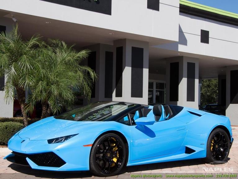 Used 2016 Lamborghini Huracan LP 610-4 Spyder for sale Sold at Naples Motorsports Inc - Morgan of Naples in Naples FL 34104 6