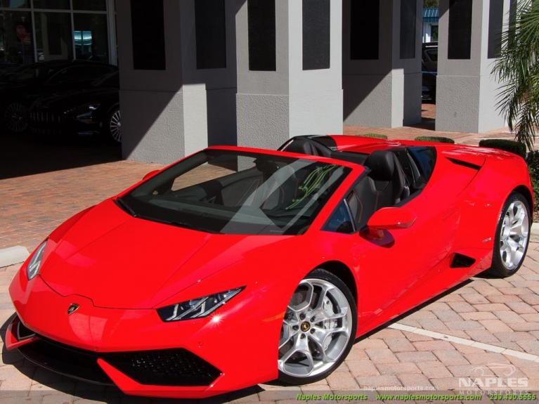 Used 2017 Lamborghini Huracan LP 610-4 Spyder for sale Sold at Naples Motorsports Inc - Morgan of Naples in Naples FL 34104 3