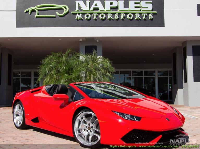 Used 2017 Lamborghini Huracan LP 610-4 Spyder for sale Sold at Naples Motorsports Inc - Morgan of Naples in Naples FL 34104 5