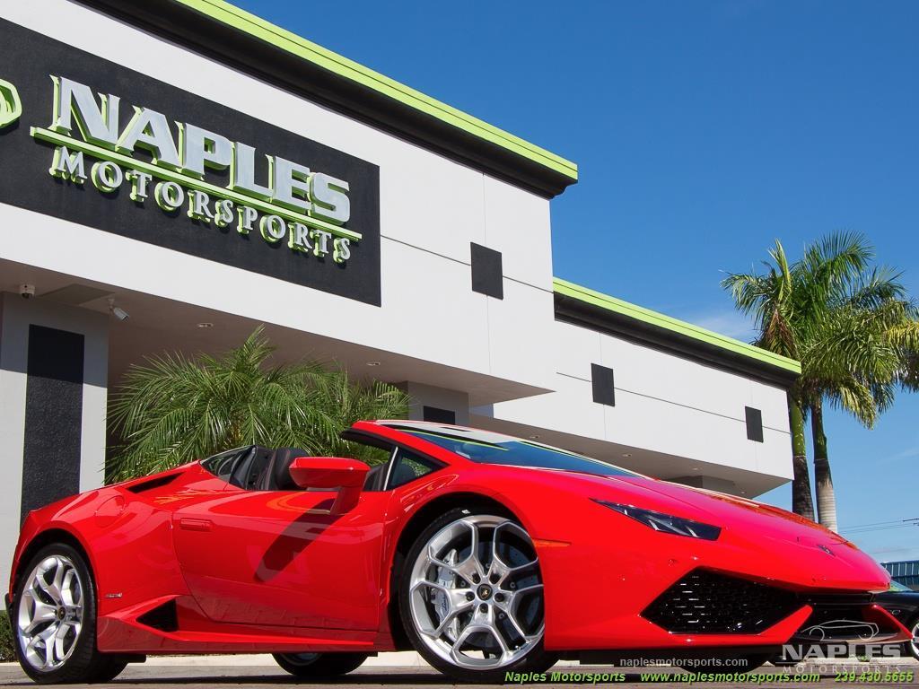 Used 2017 Lamborghini Huracan LP 610-4 Spyder for sale Sold at Naples Motorsports Inc - Morgan of Naples in Naples FL 34104 1