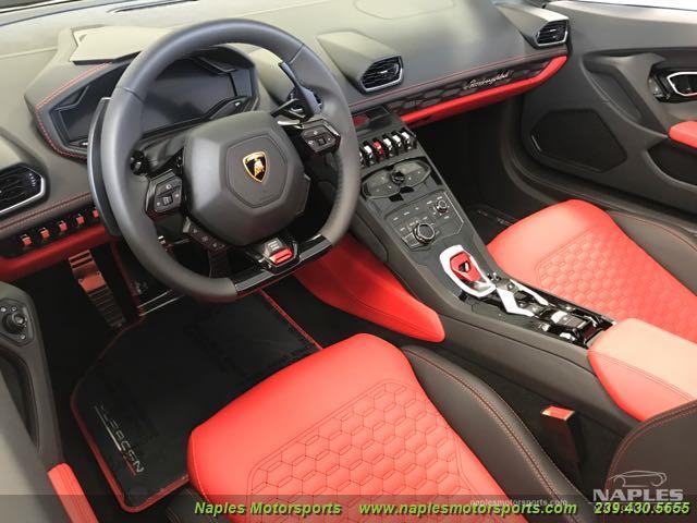 Used 2017 Lamborghini Huracan LP 610-4 Spyder for sale Sold at Naples Motorsports Inc - Morgan of Naples in Naples FL 34104 2