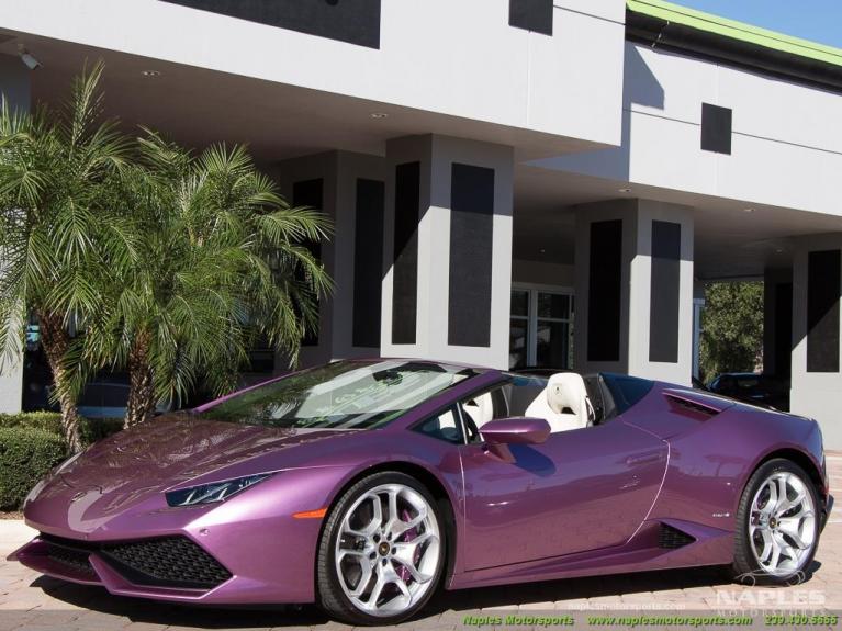Used 2017 Lamborghini Huracan LP 610-4 Spyder for sale Sold at Naples Motorsports Inc - Morgan of Naples in Naples FL 34104 4