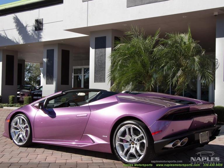 Used 2017 Lamborghini Huracan LP 610-4 Spyder for sale Sold at Naples Motorsports Inc - Morgan of Naples in Naples FL 34104 5
