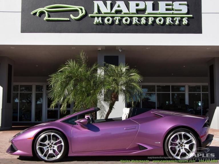 Used 2017 Lamborghini Huracan LP 610-4 Spyder for sale Sold at Naples Motorsports Inc - Morgan of Naples in Naples FL 34104 6