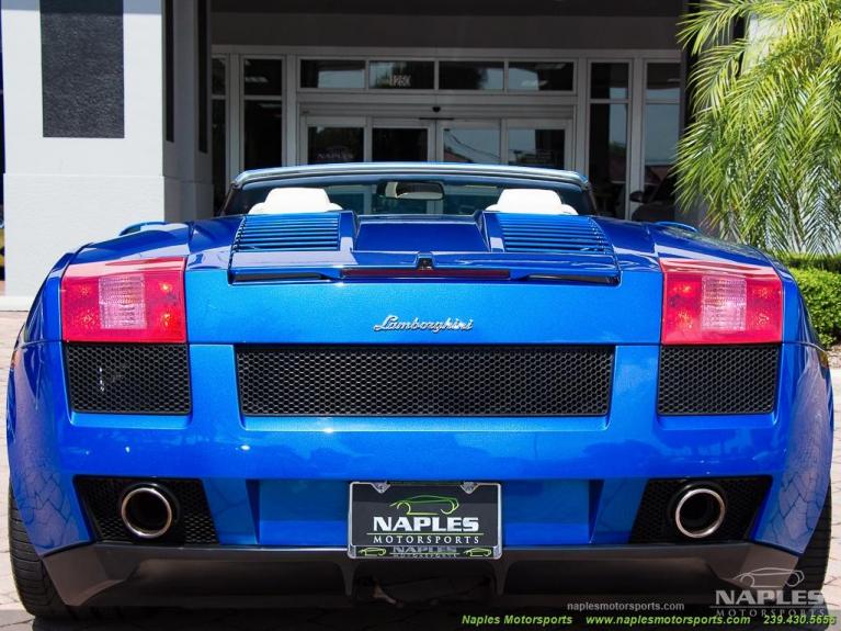 Used 2008 Lamborghini Gallardo Spyder for sale Sold at Naples Motorsports Inc - Morgan of Naples in Naples FL 34104 4