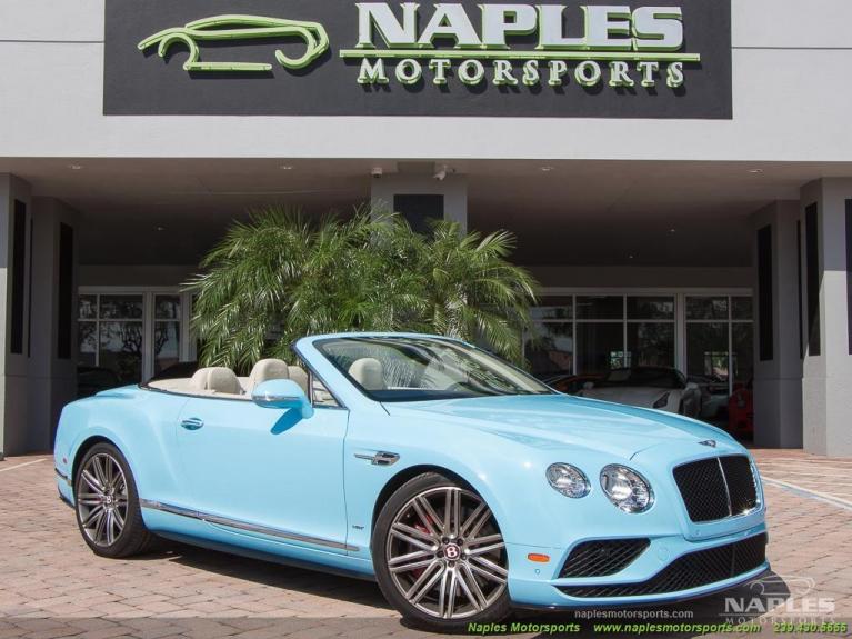 Used 2016 Bentley Continental GT GT V8 S for sale Sold at Naples Motorsports Inc - Morgan of Naples in Naples FL 34104 1