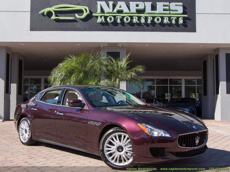 Used 2014 Maserati Quattroporte S Q4 for sale Sold at Naples Motorsports Inc - Morgan of Naples in Naples FL 34104 1