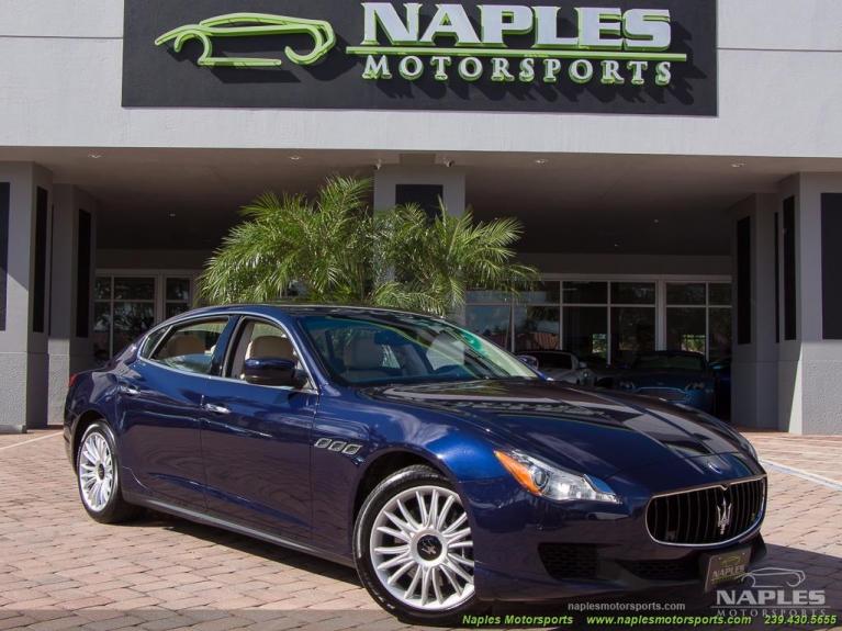 Used 2014 Maserati Quattroporte S Q4 for sale Sold at Naples Motorsports Inc - Morgan of Naples in Naples FL 34104 1