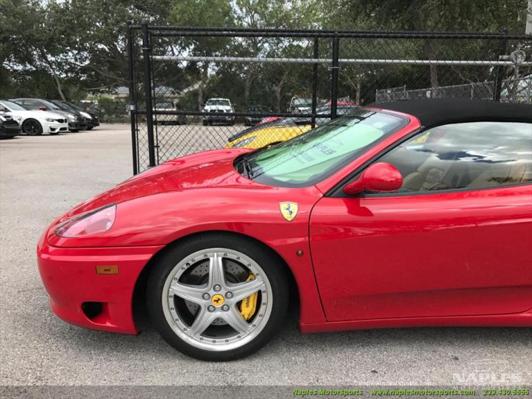Used 2004 Ferrari 360 Spider for sale Sold at Naples Motorsports Inc - Morgan of Naples in Naples FL 34104 6