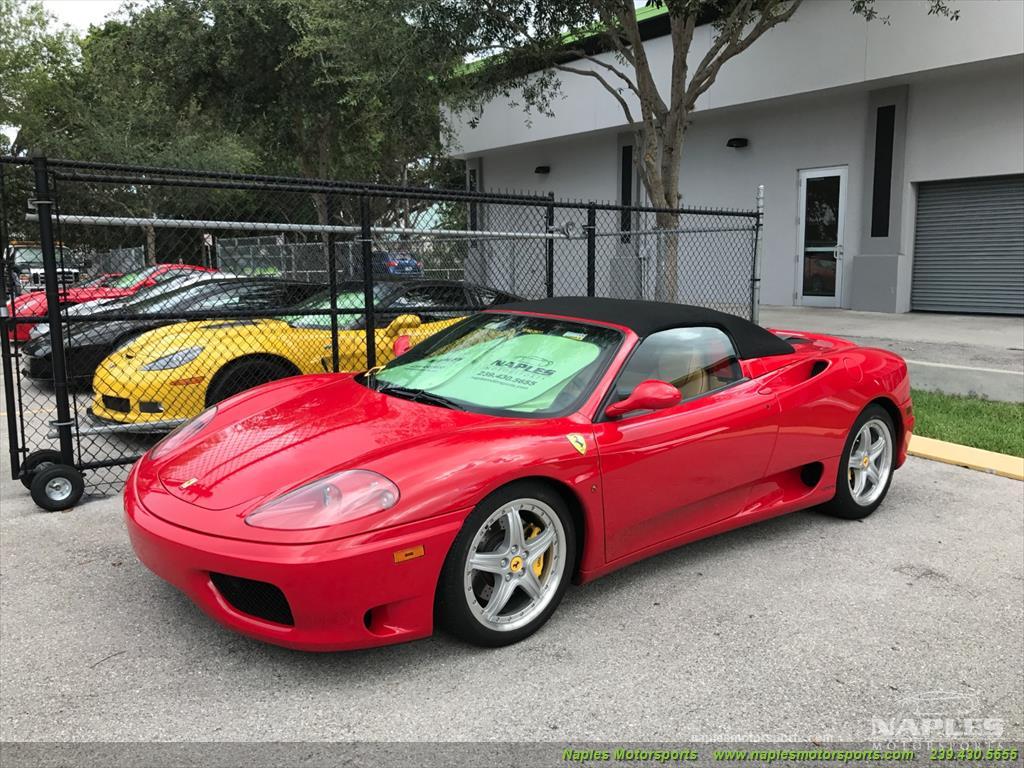 Used 2004 Ferrari 360 Spider for sale Sold at Naples Motorsports Inc - Morgan of Naples in Naples FL 34104 1