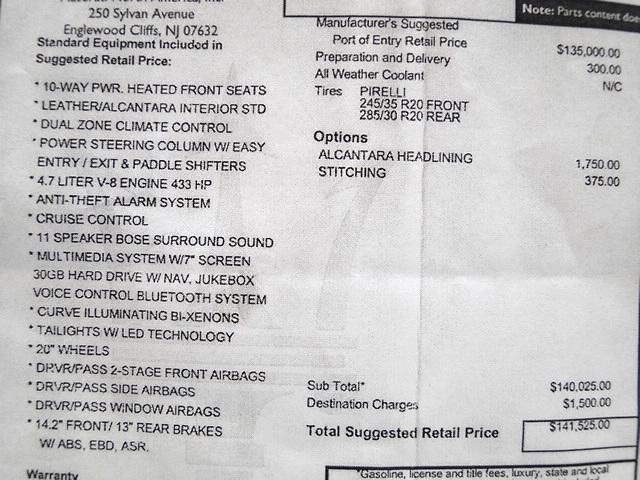 Used 2009 Maserati Gran Turismo S for sale Sold at Naples Motorsports Inc - Morgan of Naples in Naples FL 34104 6