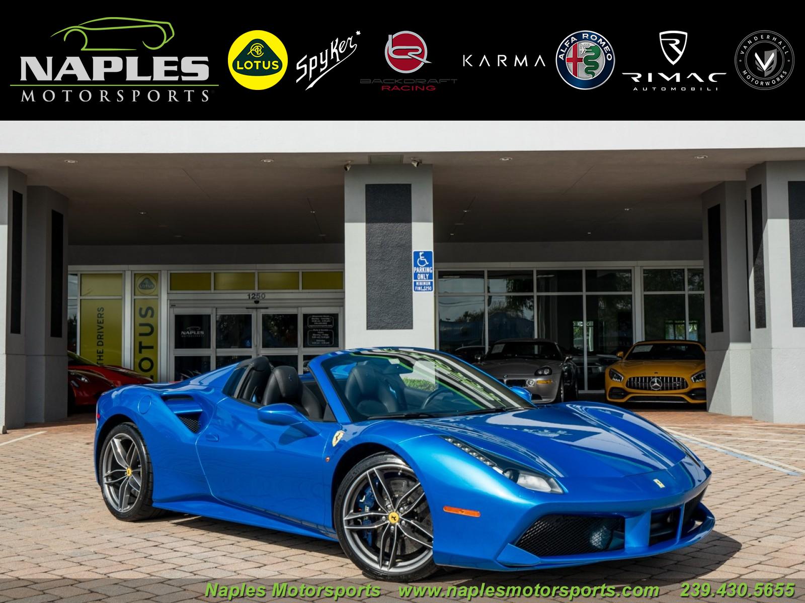 Used 2017 Ferrari 488 Spider for sale Sold at Naples Motorsports Inc - Morgan of Naples in Naples FL 34104 1
