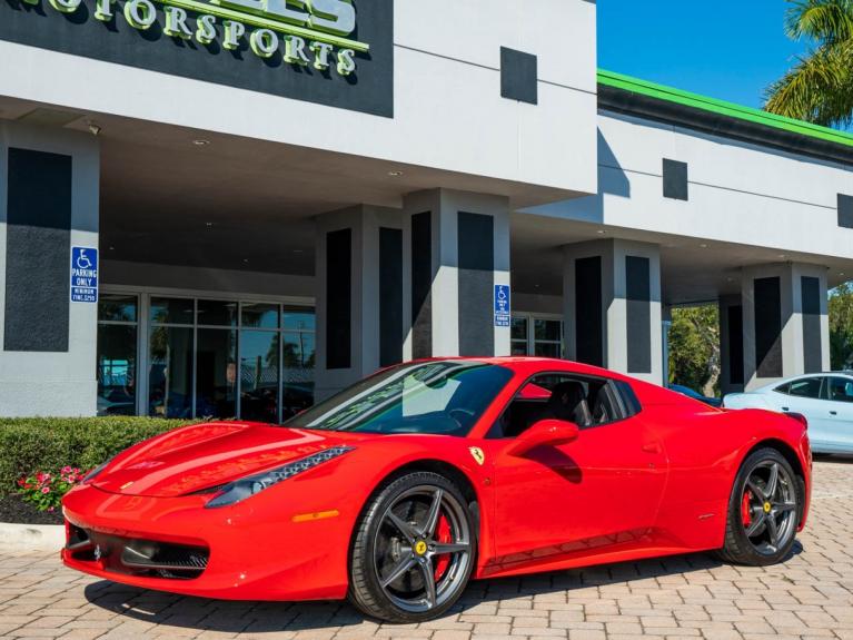 Used 2012 Ferrari 458 Spider for sale Sold at Naples Motorsports Inc - Morgan of Naples in Naples FL 34104 3