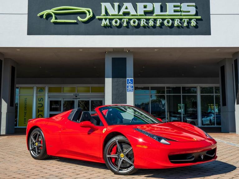 Used 2012 Ferrari 458 Spider for sale Sold at Naples Motorsports Inc - Morgan of Naples in Naples FL 34104 1