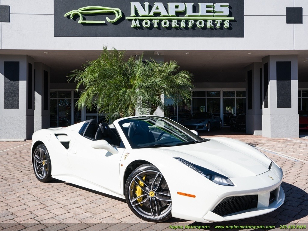 Used 2018 Ferrari 488 Spider for sale Sold at Naples Motorsports Inc - Morgan of Naples in Naples FL 34104 1