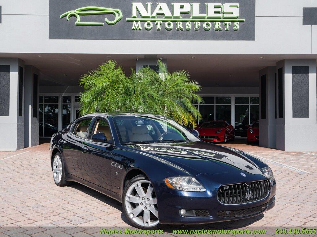 Used 2009 Maserati Quattroporte for sale Sold at Naples Motorsports Inc - Morgan of Naples in Naples FL 34104 1