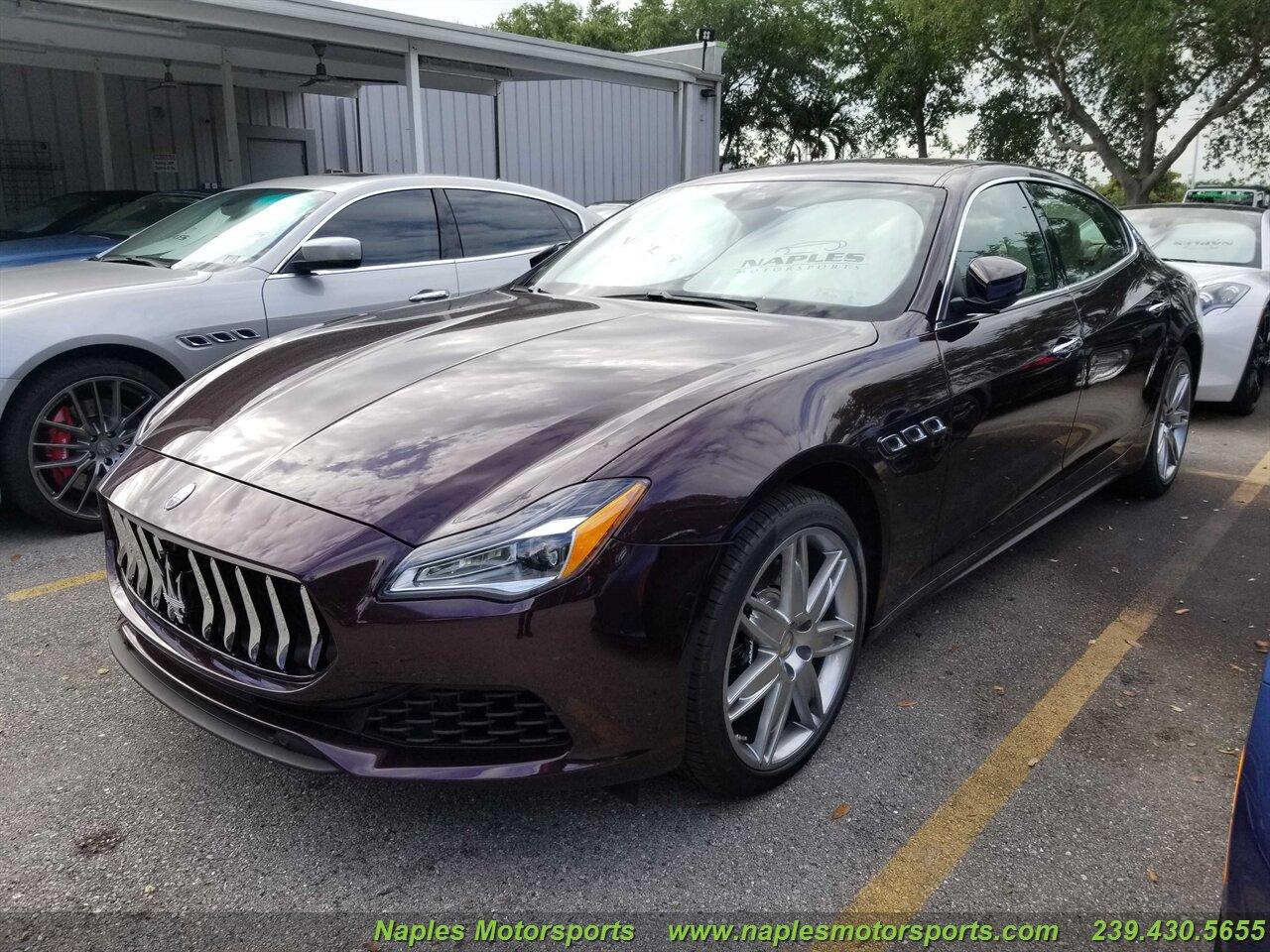 Used 2018 Maserati Quattroporte S for sale Sold at Naples Motorsports Inc - Morgan of Naples in Naples FL 34104 1