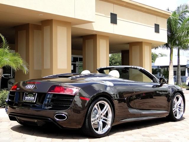 Used 2011 Audi R8 5.2 quattro Spyder for sale Sold at Naples Motorsports Inc - Morgan of Naples in Naples FL 34104 4