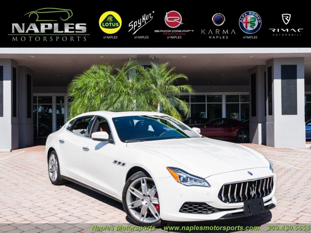 Used 2019 Maserati Quattroporte for sale Sold at Naples Motorsports Inc - Morgan of Naples in Naples FL 34104 1