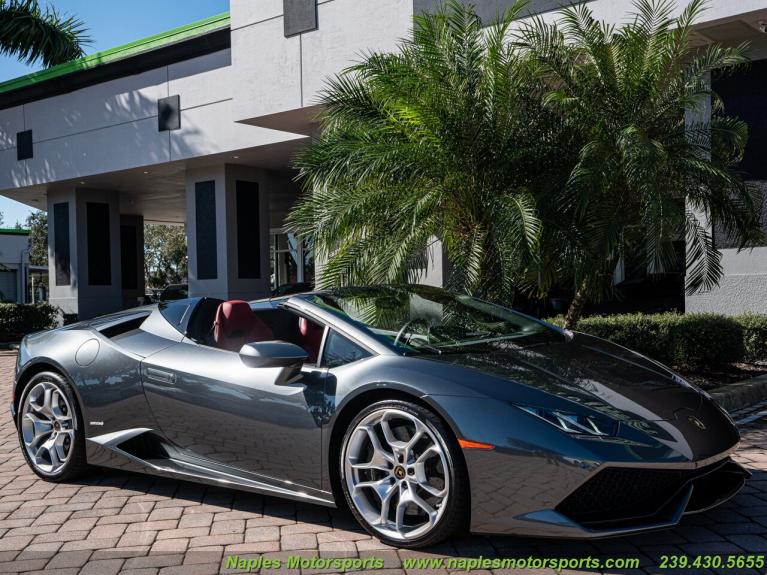Used 2016 Lamborghini Huracan LP 610-4 Spyder for sale Sold at Naples Motorsports Inc - Morgan of Naples in Naples FL 34104 4