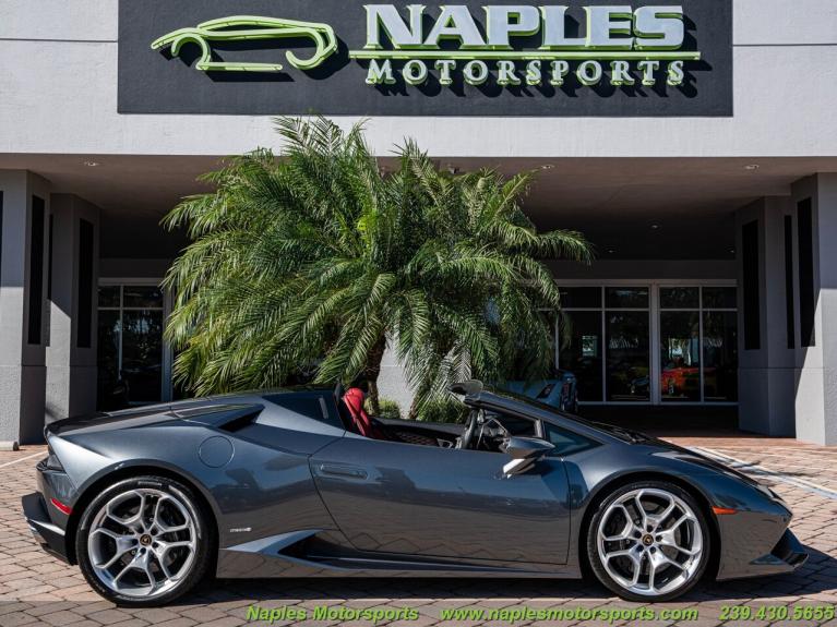 Used 2016 Lamborghini Huracan LP 610-4 Spyder for sale Sold at Naples Motorsports Inc - Morgan of Naples in Naples FL 34104 5