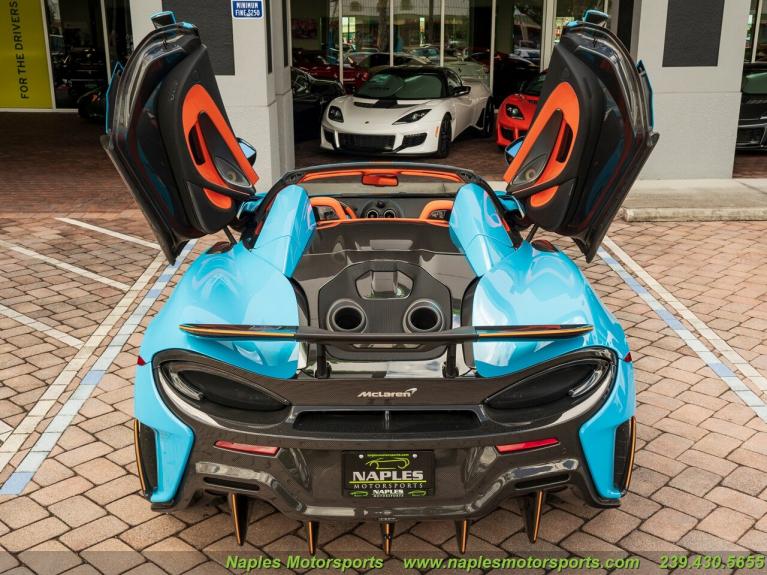 Used 2020 McLaren 600LT Spider for sale Sold at Naples Motorsports Inc - Morgan of Naples in Naples FL 34104 5