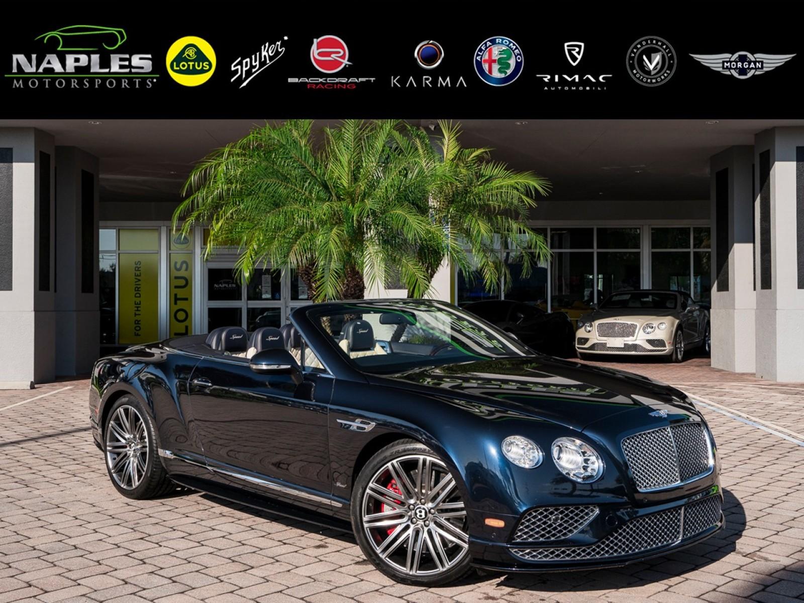 Used 2016 Bentley Continental GT Speed Mulliner Driving Specification for sale Sold at Naples Motorsports Inc - Morgan of Naples in Naples FL 34104 1