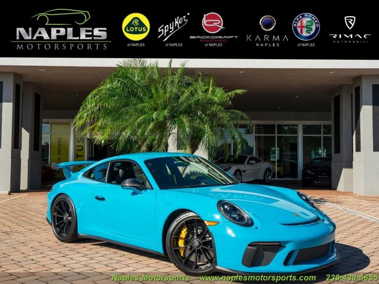 Used 2018 Porsche 911 GT3 for sale Sold at Naples Motorsports Inc - Morgan of Naples in Naples FL 34104 1