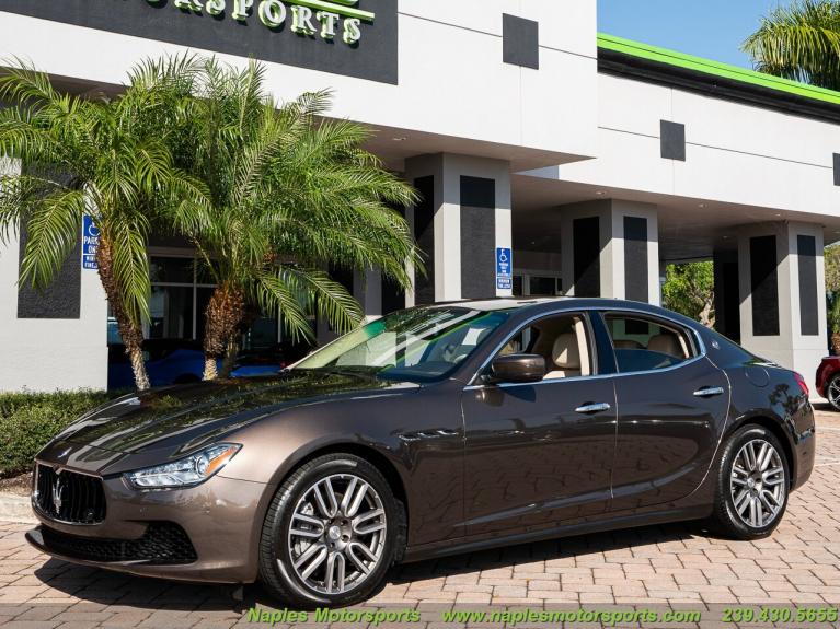 Used 2016 Maserati Ghibli for sale Sold at Naples Motorsports Inc - Morgan of Naples in Naples FL 34104 1